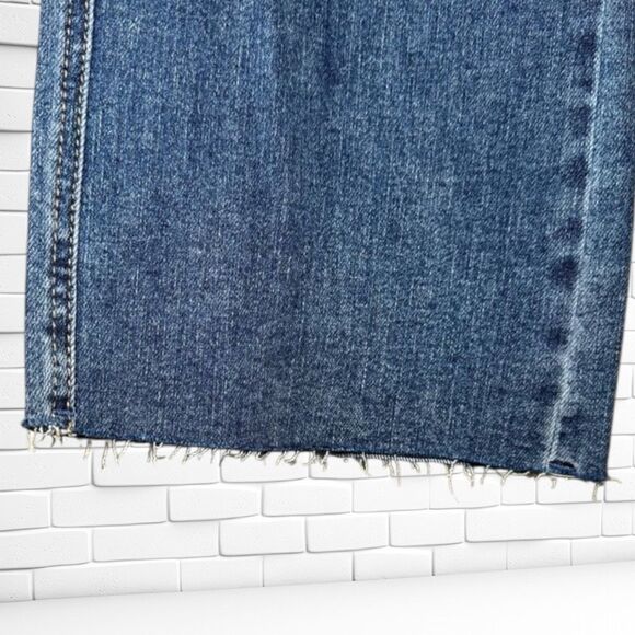 Judy Blue High Rise Tummy Control Medium Wash Straight Raw Hem Jeans – NWT - Picture 9 of 12